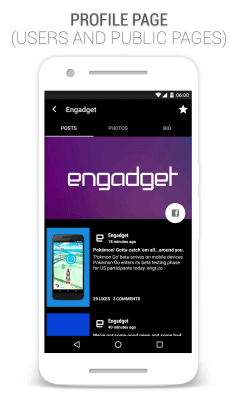 Screenshot of the application Fast Facebook - #7