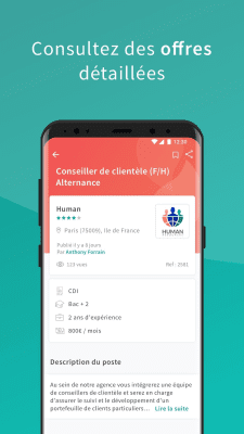 Screenshot of the application Viadeo - #2