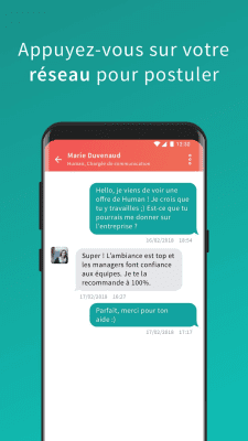 Screenshot of the application Viadeo - #5