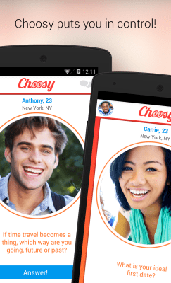 Screenshot of the application Choosy - #1