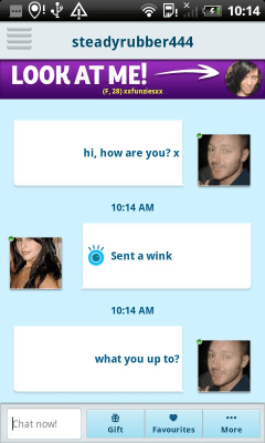 Screenshot of the application Flirt Chase - #3