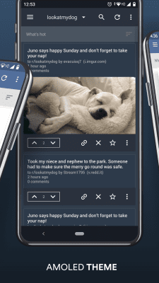 Screenshot of the application BaconReader for Reddit - #2