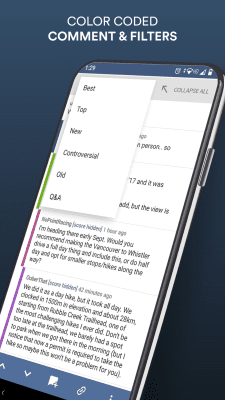 Screenshot of the application BaconReader for Reddit - #5
