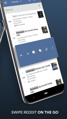 Screenshot of the application BaconReader for Reddit - #8
