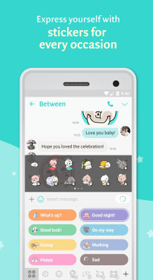 Screenshot of the application Between - #4