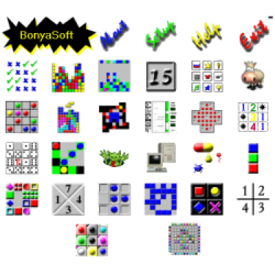 Screenshot of the application Bonetris - #2