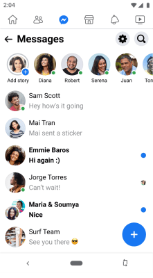Screenshot of the application Facebook Lite - #3