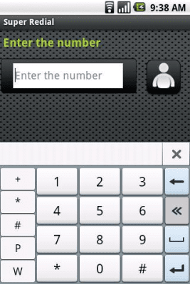 Screenshot of the application Super Dial-up - #2