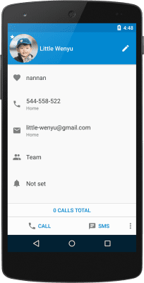 Screenshot of the application exDialer - #4