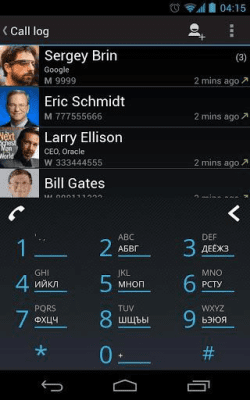 Screenshot of the application Dialer One - free smart dialer - #2