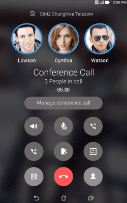 Screenshot of the application ASUS Calling Screen - #7