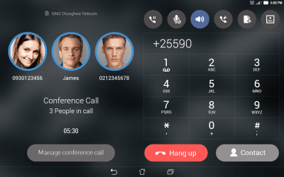 Screenshot of the application ASUS Calling Screen - #9