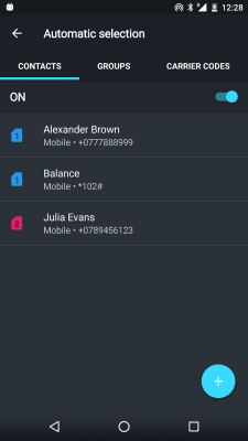Screenshot of the application Dual SIM Selector - #4