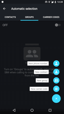Screenshot of the application Dual SIM Selector - #5