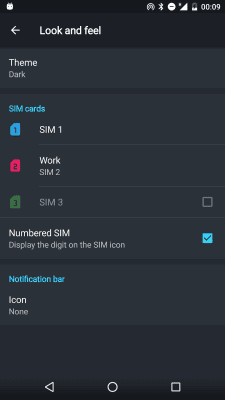 Screenshot of the application Dual SIM Selector - #6