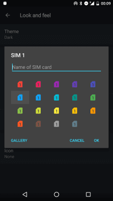 Screenshot of the application Dual SIM Selector - #7