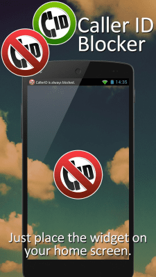 Screenshot of the application Caller ID Block - #3