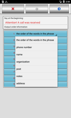 Screenshot of the application Headset Answer - #10