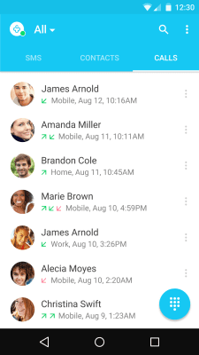 Screenshot of the application Dialer + - #4