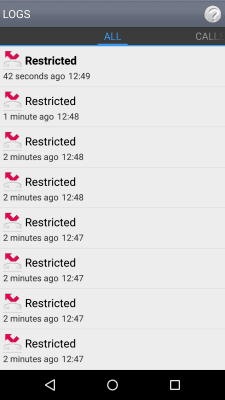 Screenshot of the application Call Master - #5