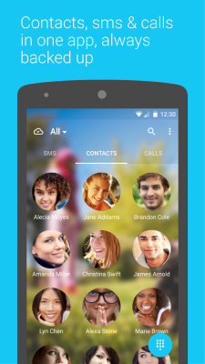 Screenshot of the application Contacts+ - #1