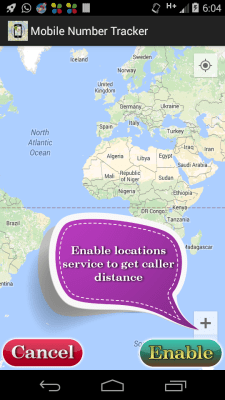 Screenshot of the application Mobile Number Tracker & Locator - #5