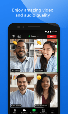 Screenshot of the application ZOOM Cloud Meetings - #2