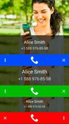 Screenshot of the application Call confirmation - #3
