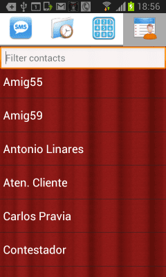 Screenshot of the application yePhone - free calls - #4
