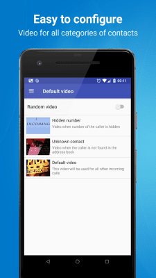Screenshot of the application Video Caller Id - #6