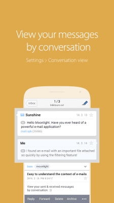 Screenshot of the application SolMail - All-in-One email app - #4