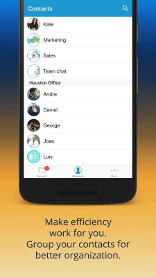 Screenshot of the application Brosix - #2