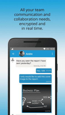 Screenshot of the application Brosix - #5