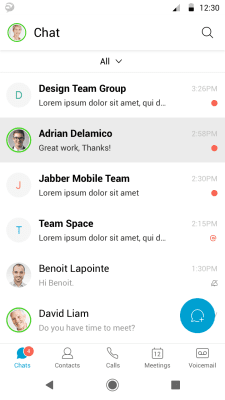 Screenshot of the application Cisco Jabber - #2