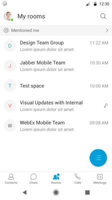 Screenshot of the application Cisco Jabber - #8