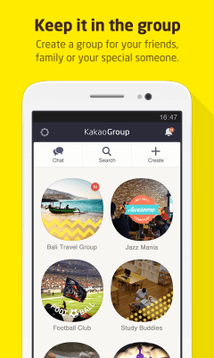 Screenshot of the application KakaoGroup - #2