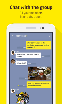 Screenshot of the application KakaoGroup - #5