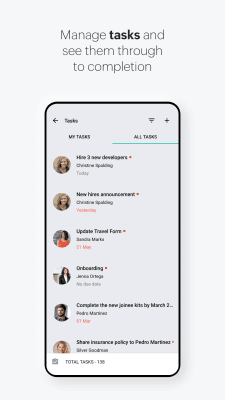 Screenshot of the application HR management app - Zoho People - #7