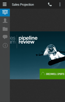Screenshot of the application IBM Connections Meetings - #2