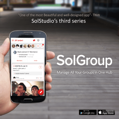Screenshot of the application SolGroup - Organize groups - #7