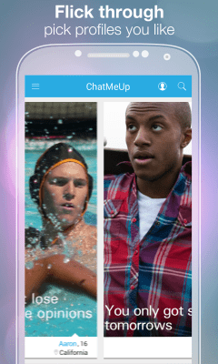 Screenshot of the application Chat Me Up - Teen Random Chat - #2
