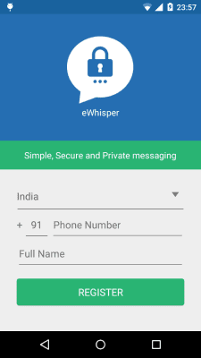 Screenshot of the application eWhisper - #1