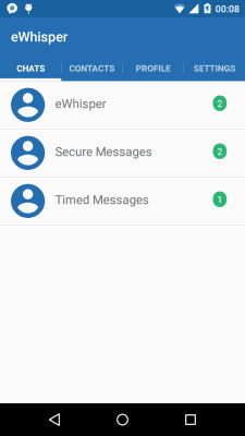 Screenshot of the application eWhisper - #2
