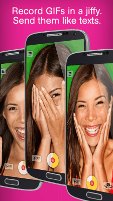 Screenshot of the application GIF Chat - #2