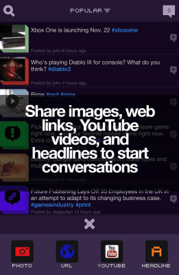 Screenshot of the application First for Gamers - #2