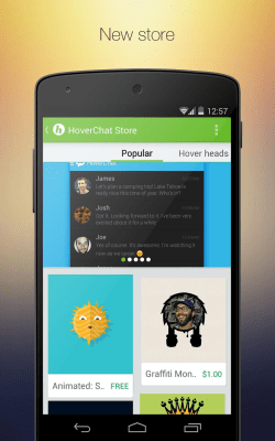 Screenshot of the application HoverChat Free (Ninja SMS) - #5