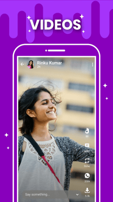 Screenshot of the application ShareChat - Make Friends, WhatsApp Status & Videos - #7