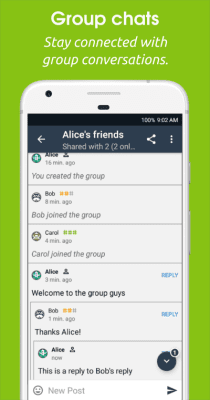 Screenshot of the application Briar - #3