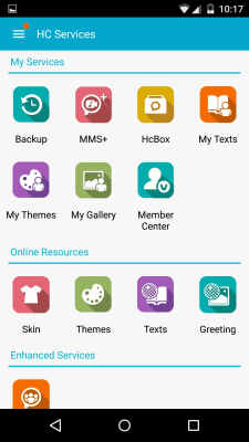 Screenshot of the application Handcent SMS - #4