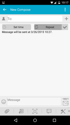 Screenshot of the application Handcent SMS - #6